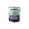 RONSEAL 10 Year Weatherproof Wood Paint Black Gloss 750ml RSL38772 -RONSEAL SHOP 10 year weatherproof wood paint black gloss 750ml rsl38772 L 7840040 14993707 1