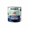 RONSEAL 10 Year Weatherproof Wood Paint Black Satin 2.5 Litre RSL38794