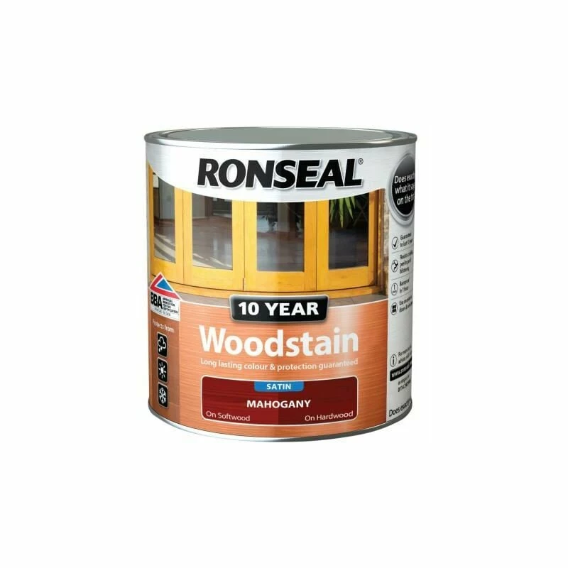 RONSEAL 10 Year Woodstain Mahogany 750ml RSL10WSM750 3 RONSEAL 10 Year Woodstain Mahogany 750ml RSL10WSM750