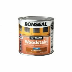 RONSEAL 10 Year Woodstain Natural Oak 250ml RSL10WSNO250