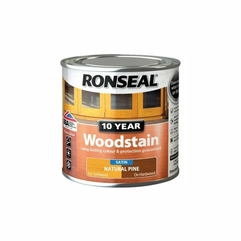 RONSEAL 10 Year Woodstain Natural Pine 250ml RSL10WSNP250 3 RONSEAL 10 Year Woodstain Natural Pine 250ml RSL10WSNP250