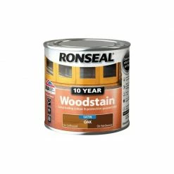 RONSEAL 10 Year Woodstain Oak 250ml RSL10WSO250