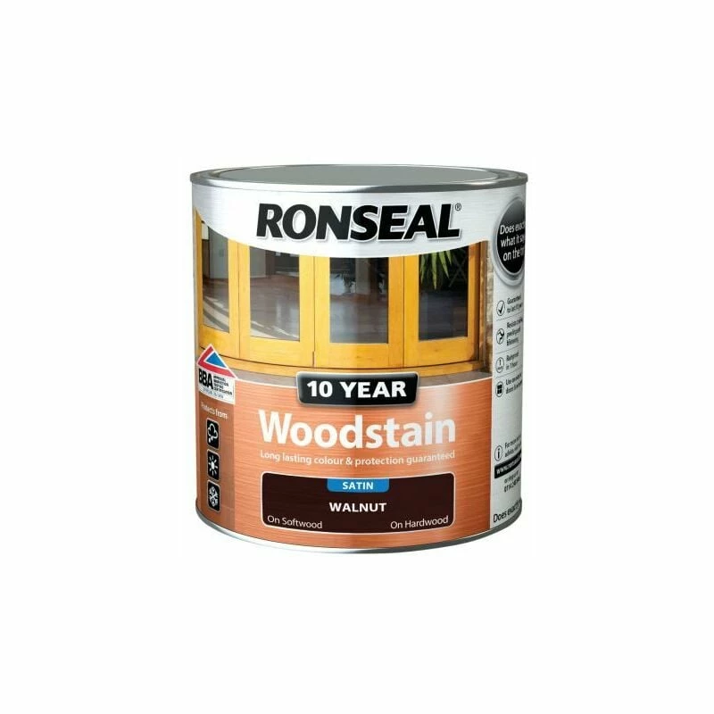 RONSEAL 10 Year Woodstain Walnut 750ml RSL10WSW750 3 RONSEAL 10 Year Woodstain Walnut 750ml RSL10WSW750