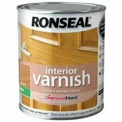 Alternative view of RONSEAL Interior Varnish Quick Dry Matt Beech 250ml RSLIVMBE250