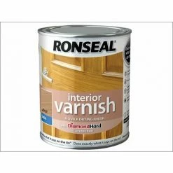 RONSEAL Interior Varnish Quick Dry Satin Birch 250ml RSLIVSBI250
