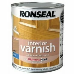 Alternative view of RONSEAL Interior Varnish Quick Dry Satin Birch 250ml RSLIVSBI250
