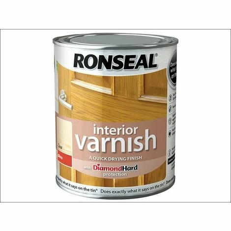 RONSEAL Interior Varnish Quick Dry Gloss Clear 750ml RSLIVGCL750 3 RONSEAL Interior Varnish Quick Dry Gloss Clear 750ml RSLIVGCL750