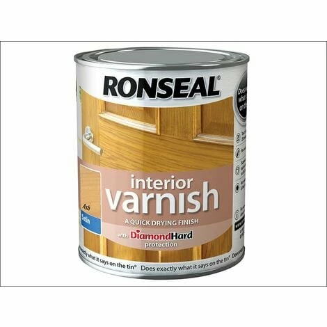 RONSEAL Interior Varnish Quick Dry Satin Ash 250ml RSLIVSAS250 3 RONSEAL Interior Varnish Quick Dry Satin Ash 250ml RSLIVSAS250