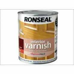 RONSEAL Interior Varnish Quick Dry Gloss Teak 250ml RSLINGTE250