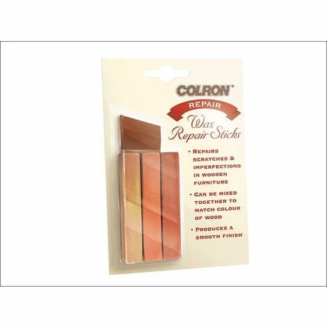 RONSEAL Colron Wax Sticks (Pack Of 3) RSLCWS 3 RONSEAL Colron Wax Sticks (Pack Of 3) RSLCWS