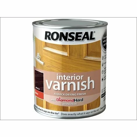 RONSEAL Interior Varnish Quick Dry Gloss Walnut 250ml RSLINGWN250 3 RONSEAL Interior Varnish Quick Dry Gloss Walnut 250ml RSLINGWN250
