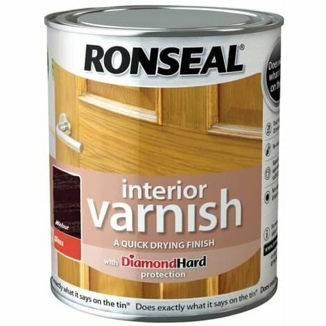 RONSEAL Interior Varnish Quick Dry Gloss Walnut 250ml RSLINGWN250 4 RONSEAL Interior Varnish Quick Dry Gloss Walnut 250ml RSLINGWN250 - Image 2