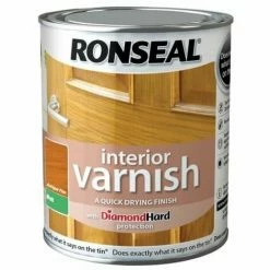 Alternative view of RONSEAL Interior Varnish Quick Dry Matt Antique Pine 250ml RSLIVMAP250