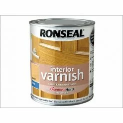 RONSEAL Interior Varnish Quick Dry Satin Beech 250ml RSLIVSBE250