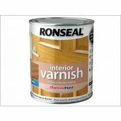RONSEAL Interior Varnish Quick Dry Satin French Oak 750ml RSLIVSFO750