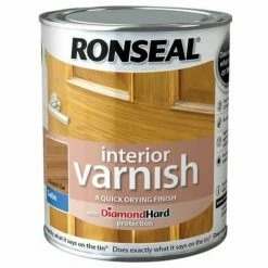Alternative view of RONSEAL Interior Varnish Quick Dry Satin French Oak 750ml RSLIVSFO750