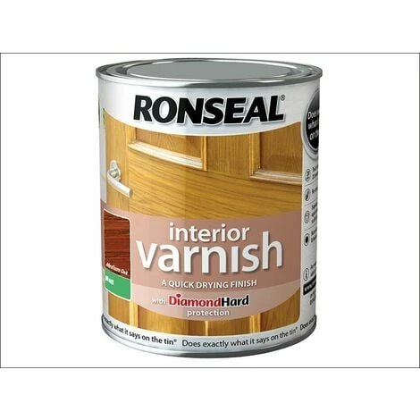 RONSEAL Interior Varnish Quick Dry Matt Medium Oak 250ml RSLIVMMO250 3 RONSEAL Interior Varnish Quick Dry Matt Medium Oak 250ml RSLIVMMO250