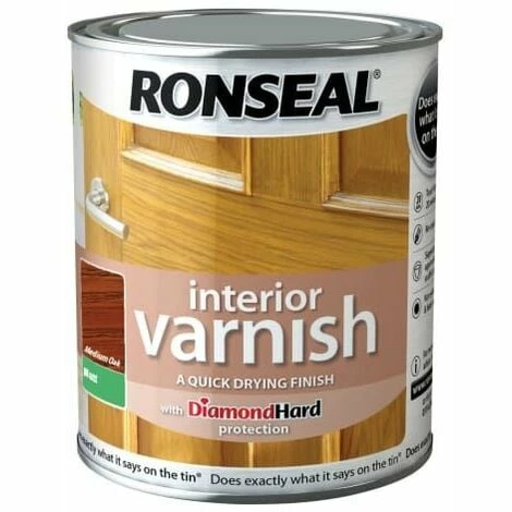 RONSEAL Interior Varnish Quick Dry Matt Medium Oak 250ml RSLIVMMO250 4 RONSEAL Interior Varnish Quick Dry Matt Medium Oak 250ml RSLIVMMO250 - Image 2
