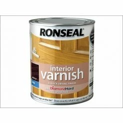 RONSEAL Interior Varnish Quick Dry Satin Walnut 250ml RSLIVSWN250