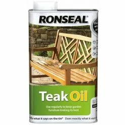 RONSEAL Garden Furniture Teak Oil Can 500ml RSLTO500