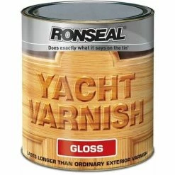 RONSEAL Exterior Yacht Varnish Gloss 1 Litre RSLYVG1L
