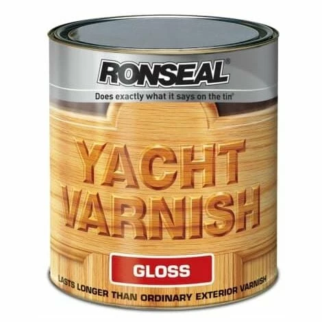 RONSEAL Exterior Yacht Varnish Gloss 1 Litre RSLYVG1L 4 RONSEAL Exterior Yacht Varnish Gloss 1 Litre RSLYVG1L - Image 2