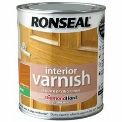 Alternative view of RONSEAL Interior Varnish Quick Dry Matt Antique Pine 750ml RSLIVMAP750