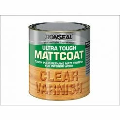 RONSEAL Ultra Tough Internal Clear Mattcoat Varnish 250ml RSLUTVMC250