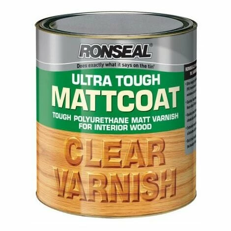 RONSEAL Ultra Tough Internal Clear Mattcoat Varnish 250ml RSLUTVMC250 4 RONSEAL Ultra Tough Internal Clear Mattcoat Varnish 250ml RSLUTVMC250 - Image 2