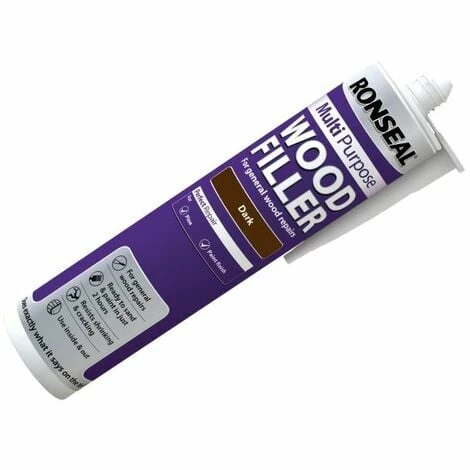 RONSEAL Multi Purpose Wood Filler Cartridge Dark 310ml RSLMPWFD310 4 RONSEAL Multi Purpose Wood Filler Cartridge Dark 310ml RSLMPWFD310 - Image 2