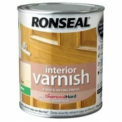 Alternative view of RONSEAL Interior Varnish Quick Dry Matt Clear 250ml RSLIVMCL250