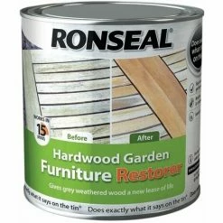 RONSEAL Hardwood Garden Furniture Restorer 1 Litre RSLHGFR1L