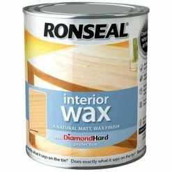 RONSEAL Interior Wax Almond Wood 750ml RSLIWAW750