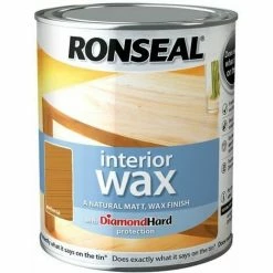 RONSEAL Interior Wax Medium Oak 750ml RSLIWMO750