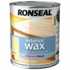 Alternative view of RONSEAL Interior Wax Walnut 750ml RSLIWW750