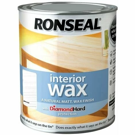 RONSEAL Interior Wax White Ash 750ml RSLIWWA750 3 RONSEAL Interior Wax White Ash 750ml RSLIWWA750