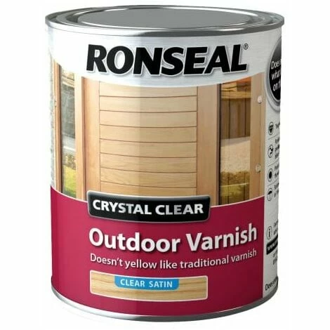 RONSEAL Crystal Clear Outdoor Varnish Satin 750ml RSLCCODVS750 4 RONSEAL Crystal Clear Outdoor Varnish Satin 750ml RSLCCODVS750 - Image 2