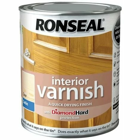 RONSEAL Interior Varnish Quick Dry Satin Clear 250ml RSLIVSCL250 3 RONSEAL Interior Varnish Quick Dry Satin Clear 250ml RSLIVSCL250