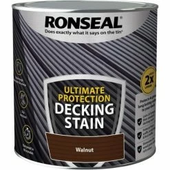 Ronseal Ultimate Protection Decking Stain - Walnut 2.5L