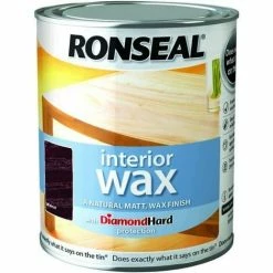 Ronseal Interior Wax Walnut 750ml