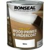 Ronseal One Coat Wood Primer & Undercoat White 750ml -RONSEAL SHOP 23695529 1