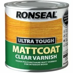 Ronseal Ultra Tough Mattcoat Varnish 750ml