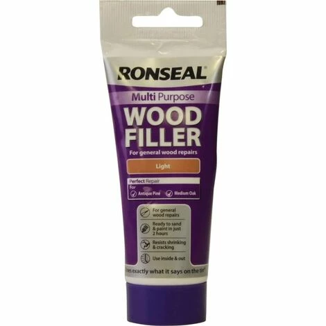 Ronseal Multi-Purpose Wood Filler Tube - Light 100g 3 Ronseal Multi-Purpose Wood Filler Tube - Light 100g