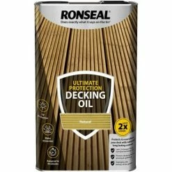Ronseal Ultimate Protection Decking Oil Natural 5L