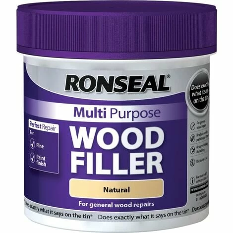 Ronseal Multi-Purpose Wood Filler Tub - Natural 465g 3 Ronseal Multi-Purpose Wood Filler Tub - Natural 465g