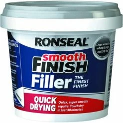Ronseal Smooth Finish Filler Quick Drying Tub 600g