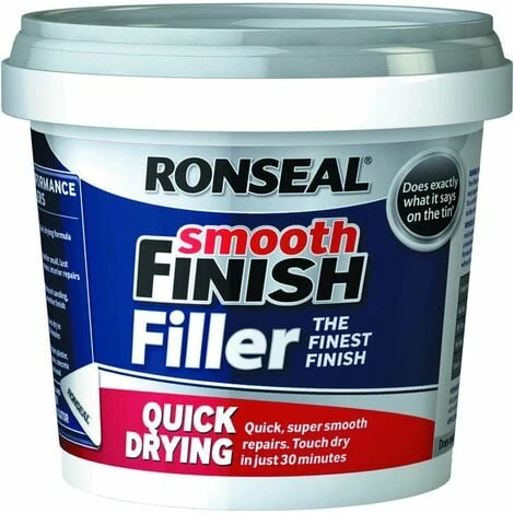 Ronseal Smooth Finish Filler Quick Drying Tub 600g 3 Ronseal Smooth Finish Filler Quick Drying Tub 600g