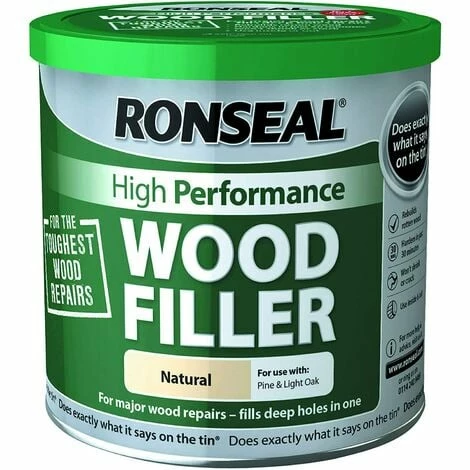 Ronseal High Performance Wood Filler - Natural 550g 3 Ronseal High Performance Wood Filler - Natural 550g