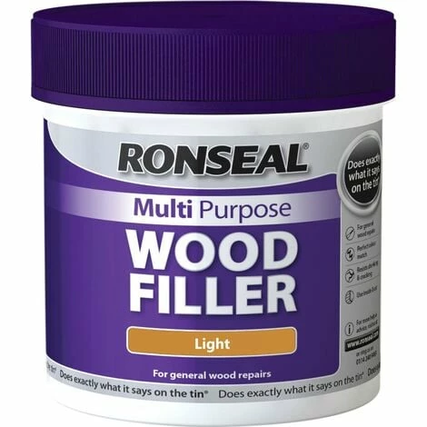 Ronseal Multi-Purpose Wood Filler Tub - Light 465g 3 Ronseal Multi-Purpose Wood Filler Tub - Light 465g