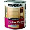 Ronseal Trade Crystal Clear Exterior - Varnish Satin - 750ml -RONSEAL SHOP 28086312 1